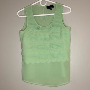 Mint green tank top